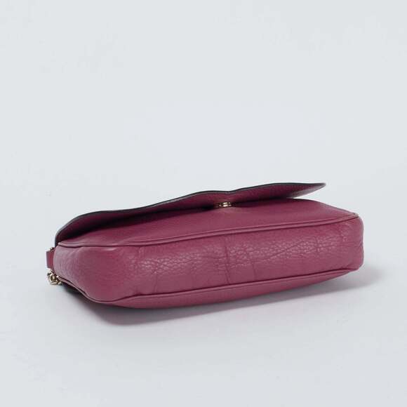 Gucci Soho Fringe Chain Shoulder Bag Purple - Picture 6 of 7